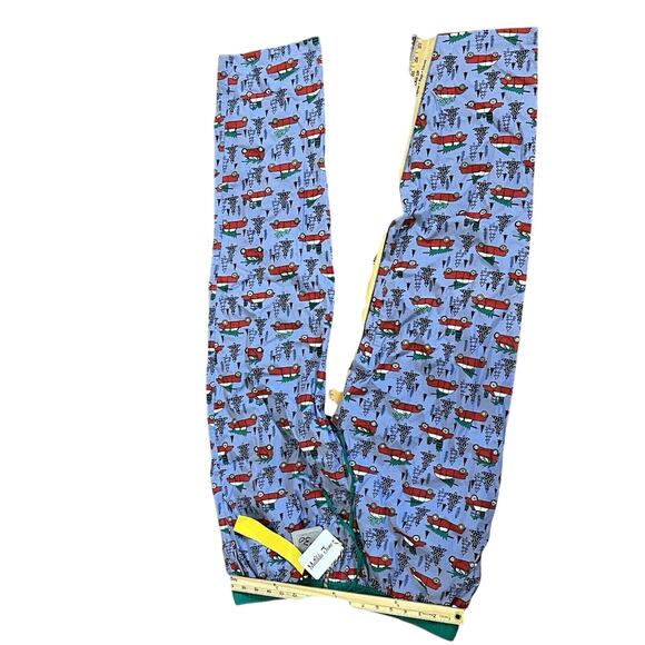 Matilda Jane Adult Christmas Lounge Pants Red Car Pajama Pants Unisex Large NWT - Picture 7 of 9